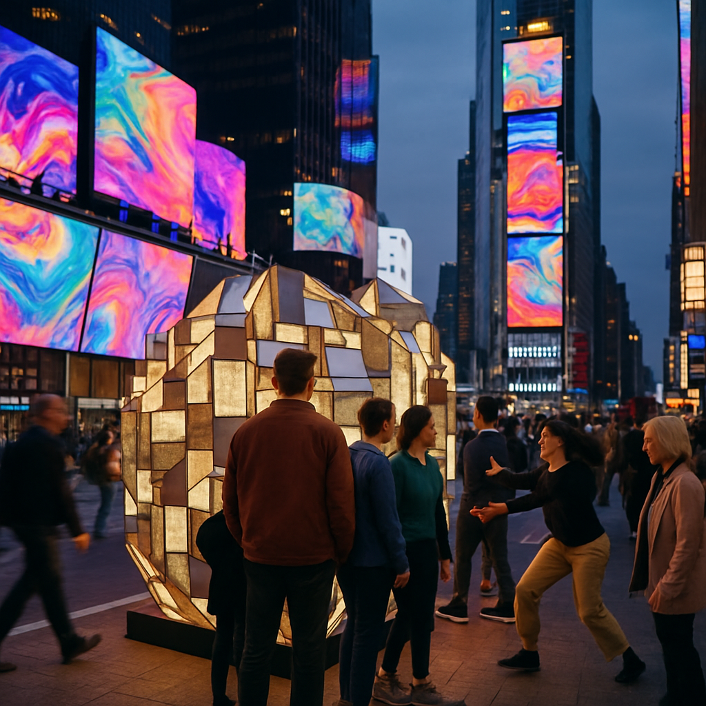 Kunstfestivals in Manhattan: Blick vom Times Square Arts Center 2f8648f7 570f 4ef4 ad10 5b55cbec0f54