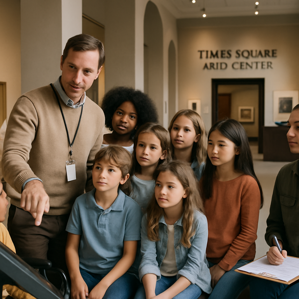 Bildungsprogramme und Besucherbetreuung Times Square Arts Center fd4f911c 68f3 4fde 94a4 37653fd5951c